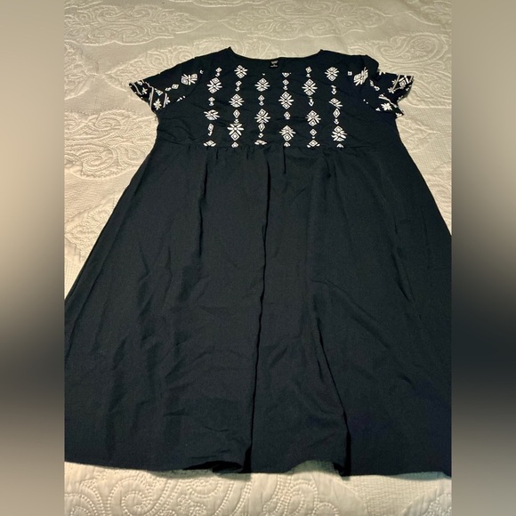 Sundresses Blue and White Casual Scoop Neck Mini - Picture 6 of 10